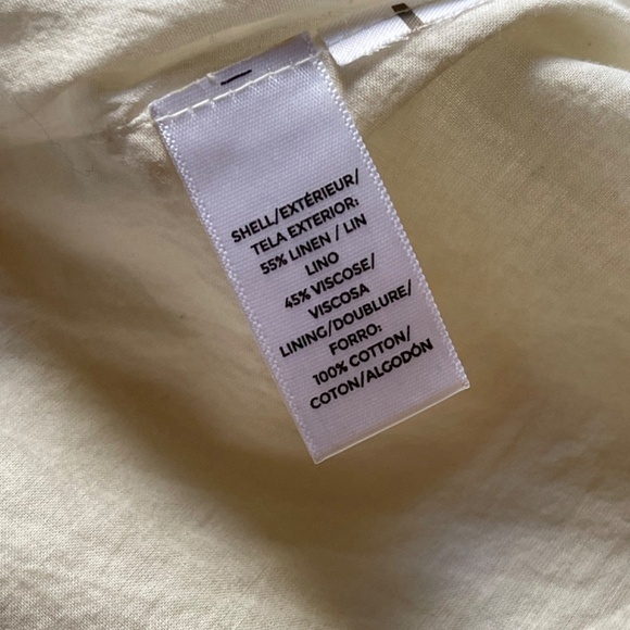 BLK DNM White Sleeveless Top - Picture 5 of 6